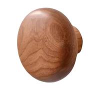 F Fityle Perchero de Madera para Pared, Perchero de Madera, Perchero, rústico, Perchero de Madera, Perchero de Pared para Bolso, Estudio, baño, Redondo, 5.1 X 4.6 X 4 Cm