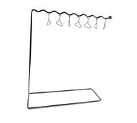 F Fityle Perchero para muñecas con Perchas para Ropa de niña, Almacenamiento de Ropa, Mini Perchero, Estante de Almacenamiento, Suministros para Casas de, 14 Perchas Doradas