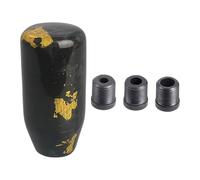 F Fityle Perilla de cambio de marchas genérica, manija de varilla de cambio de marchas, perilla de de profesional fácil de instalar para conducir en, Oro 3.6x7.3cm