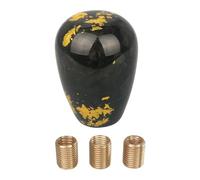 F Fityle Perilla de cambio de marchas genérica, manija de varilla de cambio de marchas, perilla de de profesional fácil de instalar para conducir en, Oro 6.1x4.2cm