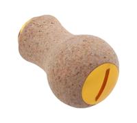 F Fityle Perilla para manija de Carrete de Pesca, Bricolaje, reparación Robusta, Ligera, Corcho de Goma, Perilla de manija de Potencia modificada, Accesorio de, Oro
