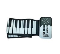 F Fityle Piano enrollable de 49 teclas, Piano de mano de silicona, teclado de Piano electrónico enrollable ligero y resistente para niños, adultos y niños, teclas