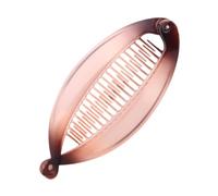 F Fityle Pinzas para El Cabello de Plátano para Mujeres, Pinzas para El Cabello de Plátano con Cola de, Pasadores para El Cabello para Niñas para Mujeres, CafÉ