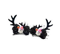 F Fityle Pinzas para el pelo de Halloween, accesorio para el pelo, horquillas, regalos de dibujos animados góticos, adornos para el pelo, accesorios para fotos, Fantasma de Resina