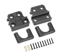 F Fityle Placa de Resorte del Eje Trasero, Piezas de fijación del Asiento, Ligeras y prácticas, repuestos de Barra de Acoplamiento para vehículos RC LC79 82Pro, Negro