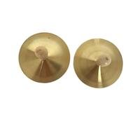 F Fityle Platillos de Mini platillos de mano de cobre, 9 cm, platillos, instrumento musical de percusión para fiestas y bailes