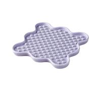 F Fityle Plato de alimentador de Perro laming Almohadilla de alimentación Lenta de la Almohadilla Lenta para la Alfombrilla de alimentación de Mascotas, PÚrpura