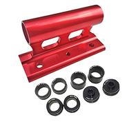 F Fityle Portabicicletas Liviano para Caja de Camión, Tipo de Montaje en Horquilla, Liberación Rápida o 15 X 100/110 mm, M12 X 100 mm Adaptadores de Soporte - rojo