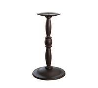 F Fityle Portavelas Decorativo Candelero Candelabro Soporte de Vela de Hierro Fundido Vintage Diseño Ornamental Clásico para una, Candelabro De Base Redonda - Grande 7500