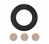 F Fityle Protector de Suelo de Goma Tapete para Silla con Base Circular Alfombrilla Antideslizante Material EVA con Sujeción Adecuada para Sillones Reclinables, 64CM