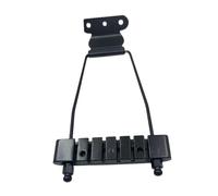 F Fityle Puente cordal para guitarra, accesorio para cordal, repuesto de piezas metálicas, ideal para guitarra de jazz profesional de 6 cuerdas y bajo, Negro