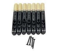 F Fityle Puente de repuesto para guitarra eléctrica sin clavijero. Fácil de instalar. Metal de con 4 tornillos para guitarra eléctrica sin