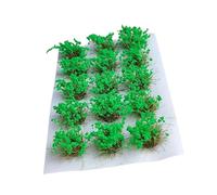 F Fityle Racimo de Flores en Miniatura, Modelo Artificial, césped Decorativo, mechones de Hierba para Construir maquetas, Construir escenarios ferroviarios, Verde