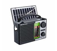F Fityle Radio Portátil Radio de Emergencia Linterna Led Reproductor Multimedia con Captación de Señal Sensible y Reproducción por USB Adecuada para Campamento Montaña Apagones Jardín