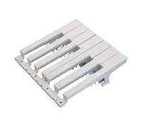 F Fityle Reemplazo de para teclado de piano eléctrico, reparación de teclas, componente de piano digital de rendimiento, panel de 7 notas blancas