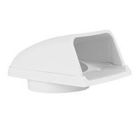 F Fityle Rejilla de ventilación de de Entrada Marina genérica, reemplazo de Cubierta de ventilación de Aire Exterior, ventilación de Campana de, Blanco