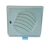 F Fityle Rejilla de Ventilación Deflector de Aire Piezas Versátiles de Alta Resistencia Cubierta de Salida Práctica Y Profesional para Aeropuerto, Fábrica,