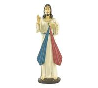 F Fityle Resina Figura Divina Misericordia Decoración de la Estatua de Jesús Ornamento de Escultura Religiosa para centros de Mesa de Mesa Gabinete Interior