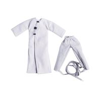 F Fityle Ropa para Figuras de acción a Escala 1/12, Disfraz para minimuñecas, Regalo Elegante para niños, Abrigo y Pantalones, Chaqueta para Hombre de 6, Blanco
