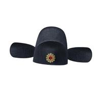 F Fityle Sombrero Chino Tradicional para Disfraces de Estudios Fotográficos Sombrero Alto de Funcionario Accesorio de Vestuario para y Fiestas, Style B