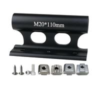 F Fityle Soporte de bloque para horquilla de bicicleta, 20 x 110 mm, suministros para portaequipajes de techo de coche para bicicleta de montaña, viajes y, con tornillos