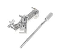 F Fityle Soporte de campana de tambor de bajo, soporte de extensión, piezas de instrumentos musicales ajustables, soporte de Hardware duradero, pieza de, Cabeza única