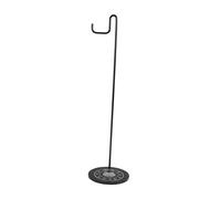 F Fityle Soporte de escritorio para carillón de viento, colgador de pinceles de caligrafía, soporte decorativo para colgar, para carillón, para sala de estar, Gancho Cuadrado Negro