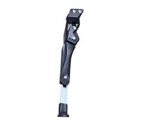F Fityle Soporte de estacionamiento Ajustable para Bicicleta con 2 Abrazaderas y Base Antideslizante para Soportes Laterales Traseros de 24", 26", Negro