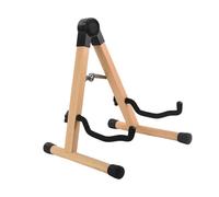 F Fityle Soporte de guitarra plegable de madera en forma de a, accesorio para instrumentos musicales, ideal para conciertos, programas de música escolar.