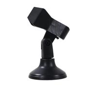 F Fityle Soporte de micrófono de con tornillo de 5/8", resistente, multiusos, de fácil montaje y base redonda, para escritorio, entrevistas y, C