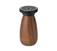 F Fityle Soporte de Pintura en Miniatura Rotatorio para Modelos Herramienta de Taller Mango de Madera Rodamiento de Metal Consistente Adecuado para Pintura a Mano Talleres Aficionados, Negro