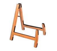 F Fityle Soporte de piso de guitarra de madera no slip slip plegable múltiple soporte de instrumentos de cuerda portátil para la guitarra eléctrica acústica, Marrón Claro