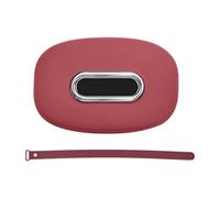 F Fityle Soporte de tejido de automóvil Silicona Automotriz interior Organizador de servilletas de servilleta Universal Conveniente con Cajita, Rojo