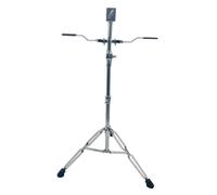 F Fityle Soporte para bongó, resistente, altura ajustable, antideslizante, para práctica de bongó, ideal para djembé y percusión.