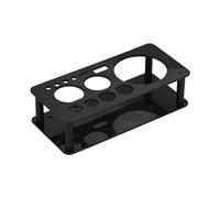 F Fityle Soporte para Coctelera, Kits de Barman, Estante de Almacenamiento, Juego de Barra de Cóctel Duradero, Soporte para Principiantes, Fiesta de Bodas, Bar, Negro, Individual