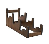 F Fityle Soporte para guitarra eléctrica, ahorra espacio, soporte para instrumentos musicales, frontal de 3 niveles para bajos, ideal para el hogar, estudio y, L