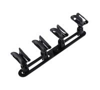 F Fityle Soporte para micrófono con barra espaciadora de matriz estéreo, soporte para micrófono, de fácil instalación, para micrófono para presentaciones en el, 4 Clips