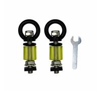 F Fityle Soporte para Techo Anclaje Abrazadera Tornillo de Ojo Compatible con Barras con Ranura en T Sujeción Estable para Correas y Equipaje Ajuste, Black, Bolt Short