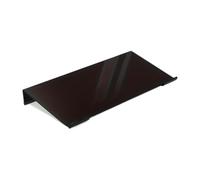 F Fityle Soporte para Teclado de Computadora Soporte Acrílico Inclinado Elevador de Teclado Ergonómico para PC Bandeja Organizadora para Escritorio Material, Negro 43x14.5x3.3cm