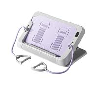 F Fityle Tabla de Estiramiento de pantorrillas, de Entrenamiento de Tabla Inclinada, Estiramiento de piernas, 6 Niveles Ajustables para Sentadillas, PÚrpura