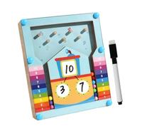 F Fityle Tablero de Madera para números, Juguete para Aprender aritmética y matemáticas, cálculo de números para niños en Edad Preescolar, jardín de