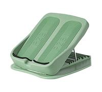 F Fityle Tablero inclinado Camilla de pantorrilla Equipo de entrenamiento de tablero elástico Tablero de inclinación de pie de pilates ajustable de, VERDE