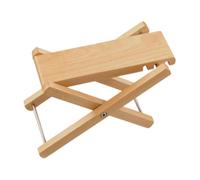 F Fityle Taburete de pie de guitarra, fíloe de madera, soporte de descanso de pie de guitarra plegable 3 altura de posición para guitarra eléctrica, ukelele