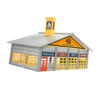 F Fityle Taller de Servicio de automóviles DIY, Escala HO 1:87, Diorama Decorativo, Modelos realistas, Escenario ferroviario para Mesa de, proyectos de