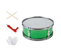 F Fityle Tambor de 35 cm, tambor de banda de un solo sonido, multifuncional para principiantes, borde de aleación de aluminio, ligero con correa de, Verde