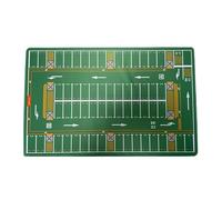 F Fityle Tapete de estacionamiento a Escala 1/64 con Ranura para estacionamiento, Antideslizante, Enrollable, para Escritorio, para Modelos de Coche, para, Verde