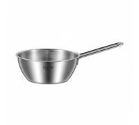 F Fityle Tazón de Acero Inoxidable Multiusos para Cocina Recipiente Medidor con Asa Prolongada Escala Interna Visible Base Asímetrica para Rápido Adecuado para Senderismo Hogar, Sin Tapa