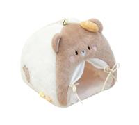 F Fityle Tienda de campaña en Miniatura para muñecas, Ideal para Decorar tu habitación o el hogar. 20x10x10cm. Ideal como Tienda de campaña de Peluche, MarrÓn