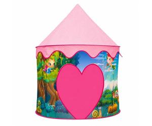 F Fityle Tienda Juego con Puerta en Forma Corazón Tienda Juego Cuentos Ventilado Casa Campaña con Ventanas Malla para Dormitorios