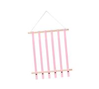 F Fityle Titular de lazo de pelo de madera Decoración Almacenamiento de joyas Diadema Almacenamiento Colgando Pinzas para el cabello Colga para, Rosado